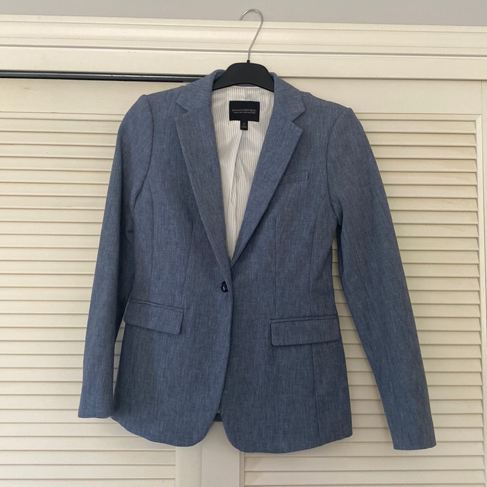 Banana Republic Long and Lean Blazer.